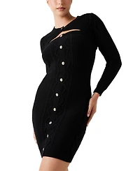 Guess Women's Daphne Detachable Shrug Long Sleeve Dress