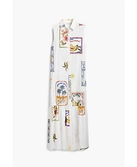 Desigual Women's Shirt dress postcards