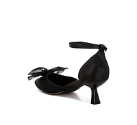 Cadell Bow Detail Satin Sandals Women