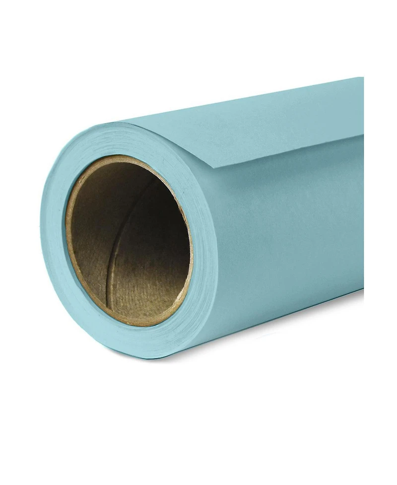 Savage Widetone Seamless Background Paper, 53" wide x 36', Sky Blue, #2