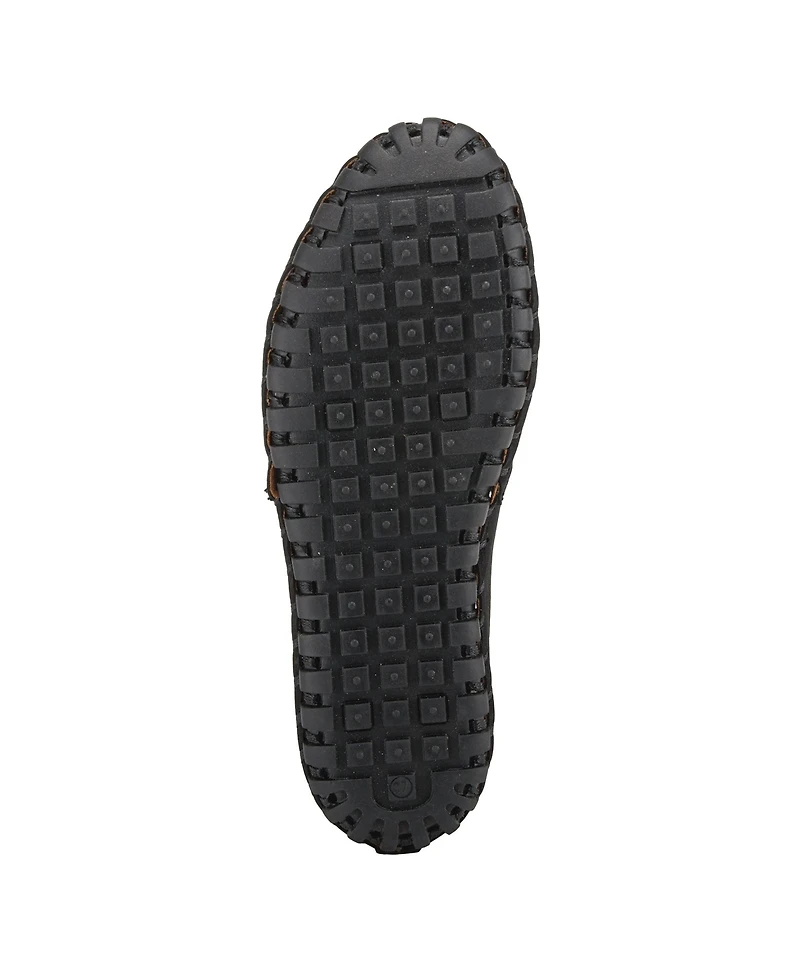 Azura Spring Step Kathaleta Suede Slip-On Comfort Flats with V-Elastic Notch, Arch Support & Removable Insole