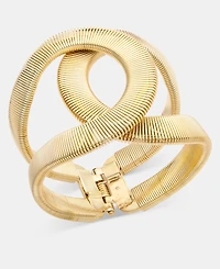 I.n.c. International Concepts Textured Open Bypass Bangle Bracelet, Macy's Exclusive