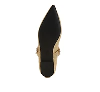 Flavia Diamante Brooch Glitter Ballerinas Women