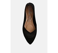 selaris fly knit slip on ballerinas flats
