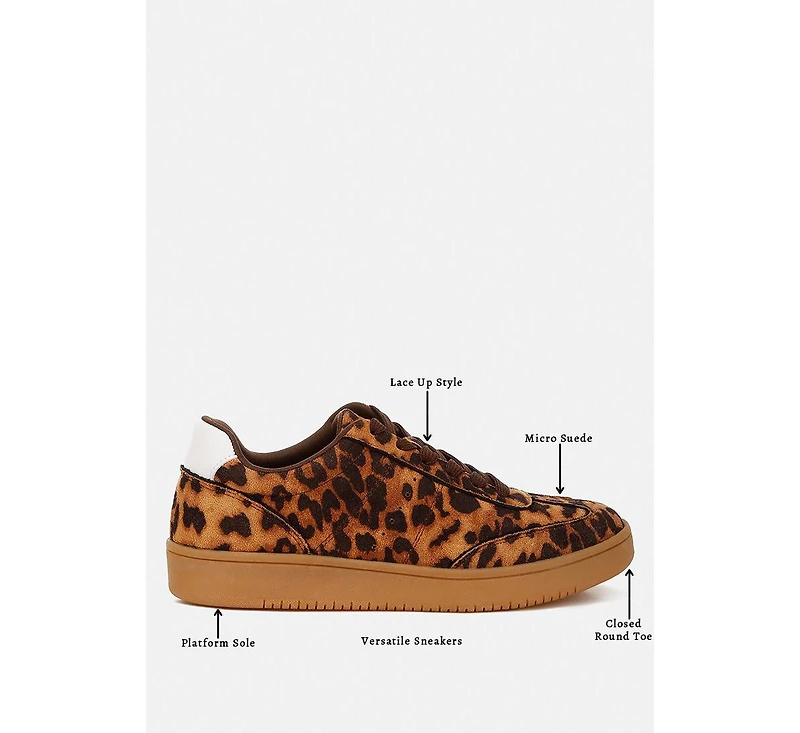 Prowler Leopard Chunky Sneakers Women