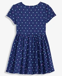 Epic Threads Girls Toddler 2T-4T Short-Sleeve Dotted Dress