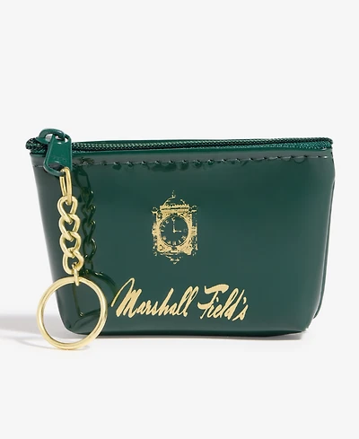 Macy's Marshall Field's Logo Zip Coin Pouch, Macy's Exclusive