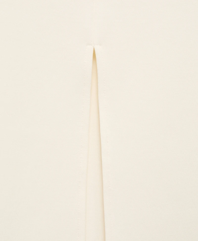 Mango Women's Slit Detail Cotton Skirt