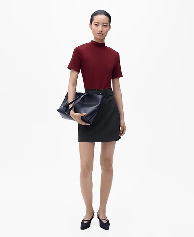 Mango Women's Belted Short Dress