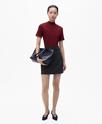 Mango Women's Belted Short Dress