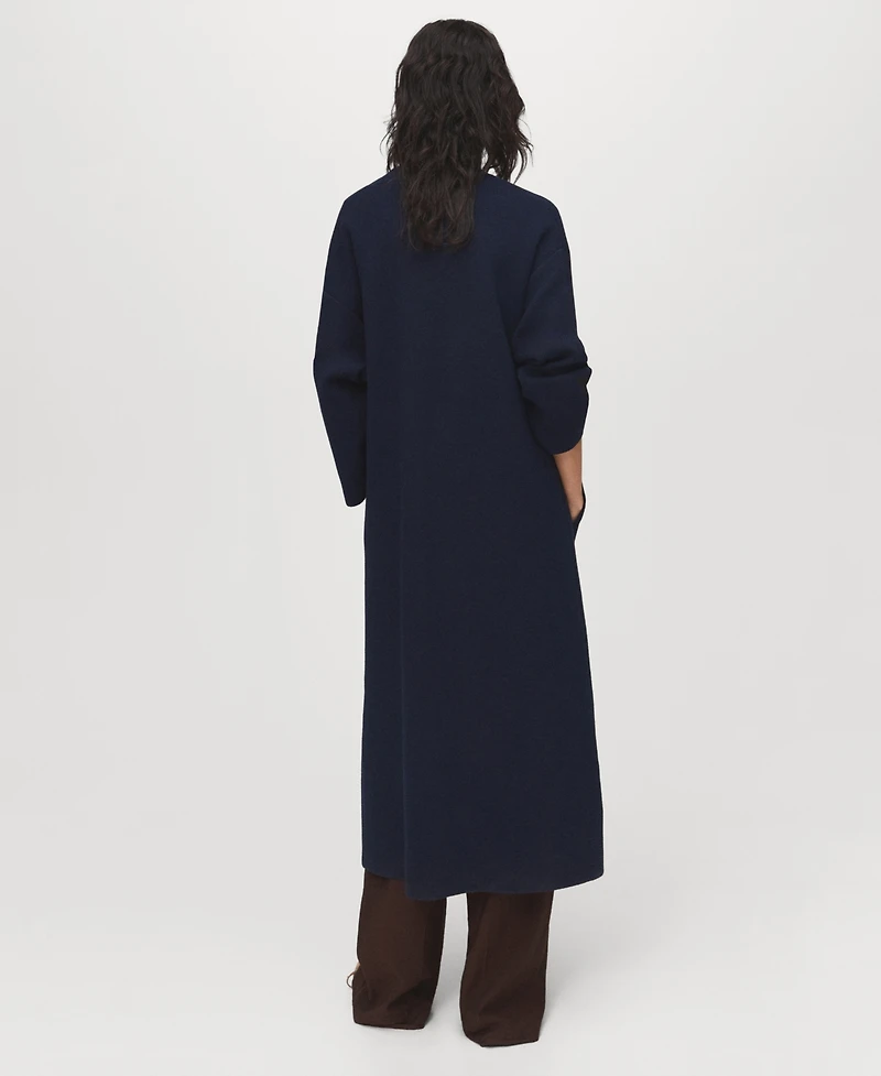 Mango Women's Knitted Long Cardigan