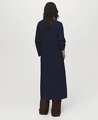 Mango Women's Knitted Long Cardigan