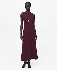 Mango Women's Long Flared Dress