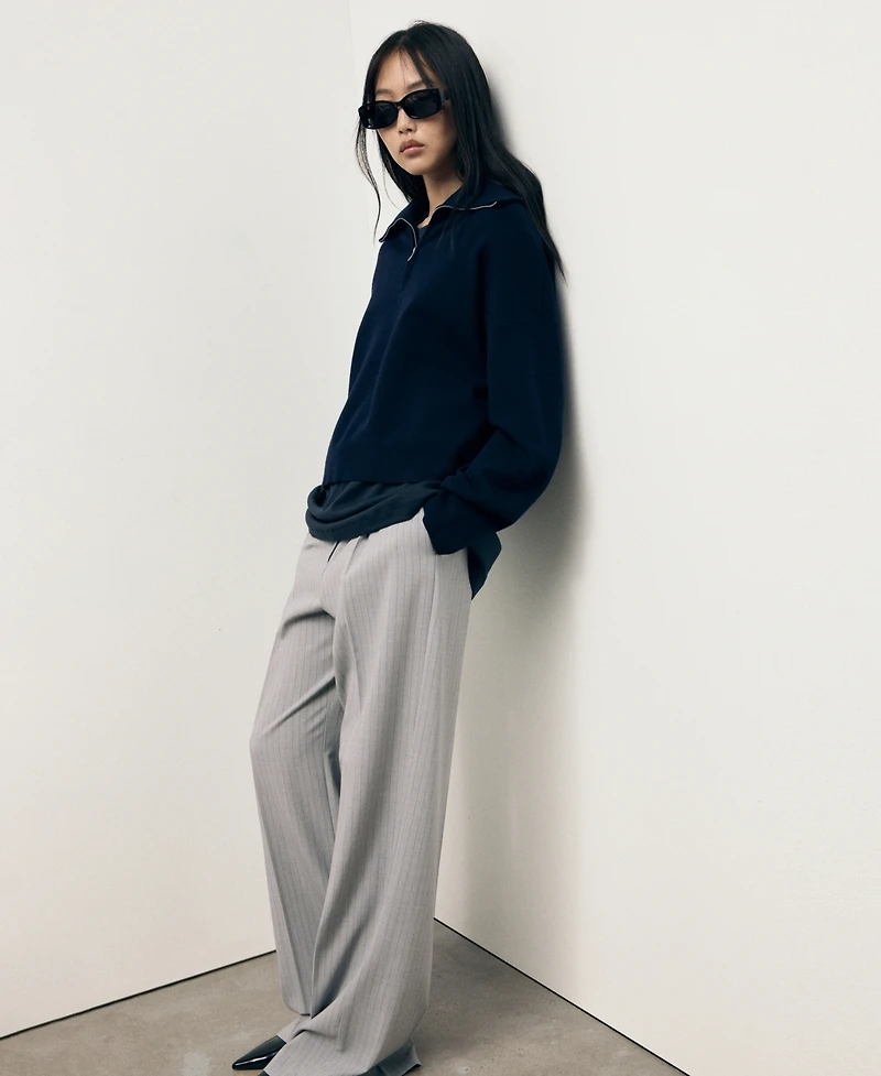 Mango Women's Pinstripe Suit Pants