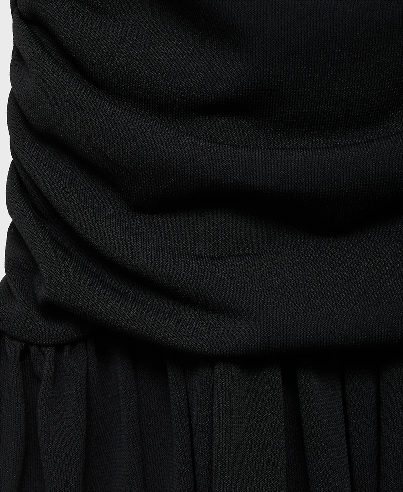 Mango Women's Gathered Midi-Dress