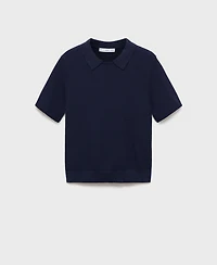 Mango Women's Shirt Collar Sweater