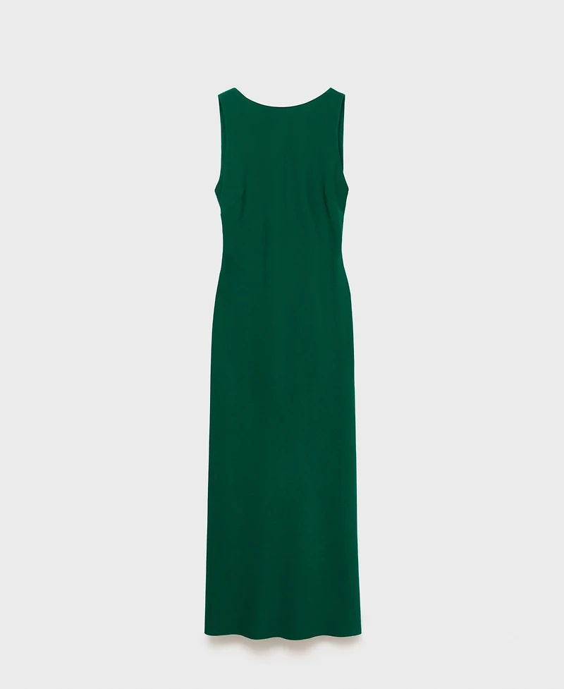 Mango Women's Open Back Midi-Dress