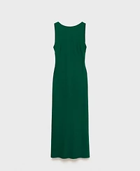 Mango Women's Open Back Midi-Dress