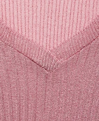 Mango Women's Short-Sleeved Lurex Sweater
