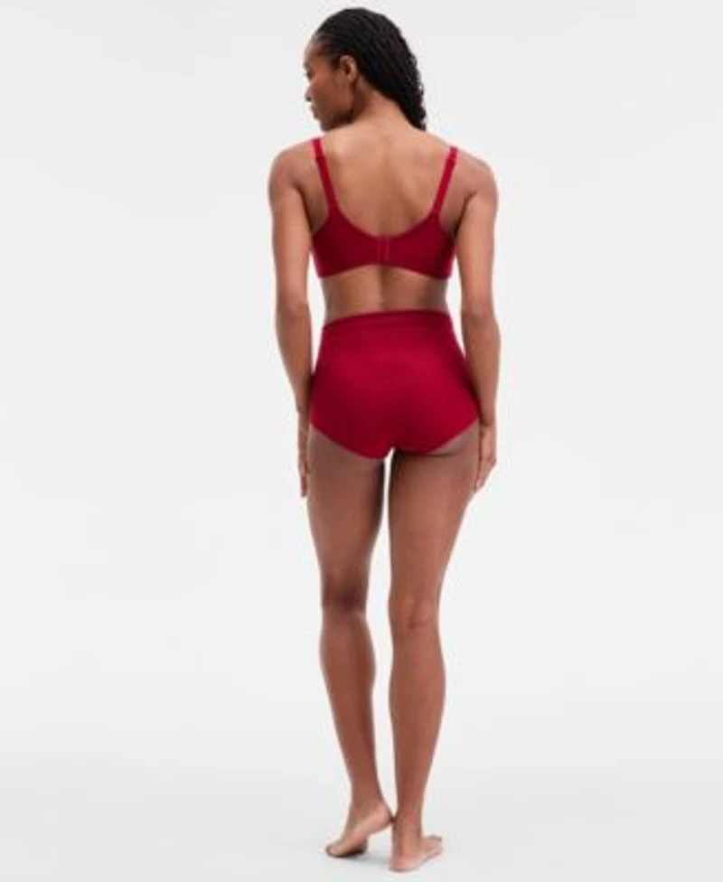 Bali Womens Breathe Wireless T Shirt Bra High Rise Brief Underwear