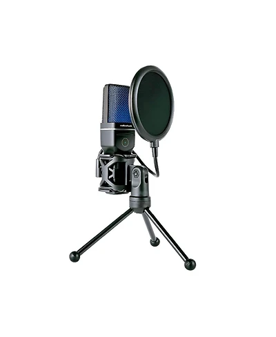 RadioShack Usb Streaming Microphone With Filter and Usb A Connector Perfect For Studio Quality Streaming and Content Recording 3301586