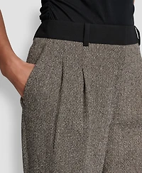 Dkny Petite Double Pleat Trousers