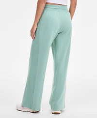 Id Ideology Women's Relaxed High-Rise Flare-Leg Fleece Pants, Macy's Exclusive