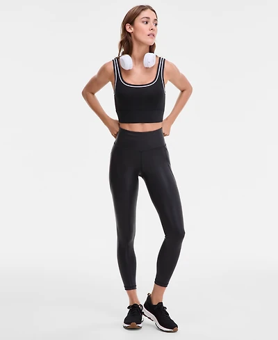 Id Ideology Women's Shine Compression Leggings, Macy's Exclusive