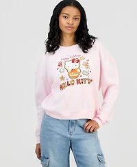 Grayson Threads, The Label Juniors' Hello Kitty Gingerbread Graphic Print Sweatshirt