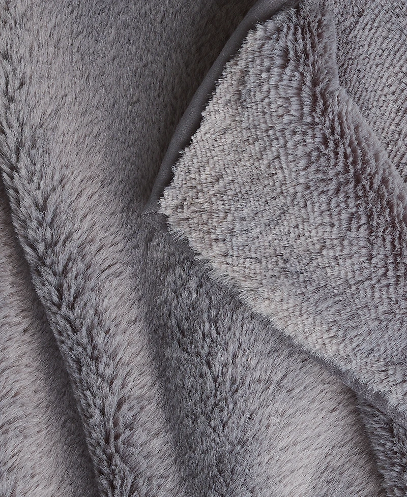 Hotel Collection Double-Sided Faux-Fur Throw, 50" x 70", Macy's Exclusive