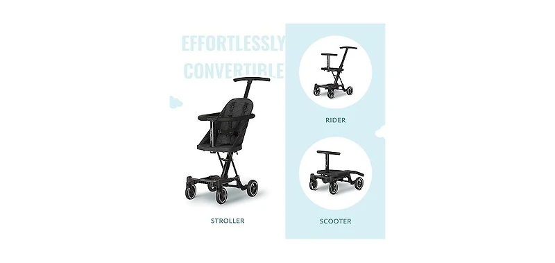 Dream On Me Baby Coast Rider | Travel Stroller Lightweight Compact Portable Vacation Friendly