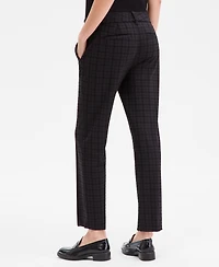 Liverpool Los Angeles Women's Gemma Plaid Jacquard Knit Pants