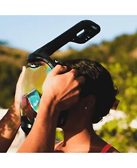 Moflow+ Irridium Full Face Snorkel Mask L/Xl – Panoramic View, CO2-Free, 4X Oxygen, Anti-Fog, Dry Snorkel, Camera Mount, Silicone