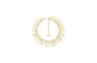 Lucy Quartermaine Large Key Necklace in Gold Vermeil