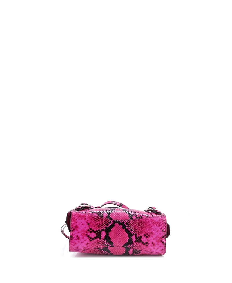 Pre-Owned Balenciaga Mini Neo Classic City Bag Embossed Leather