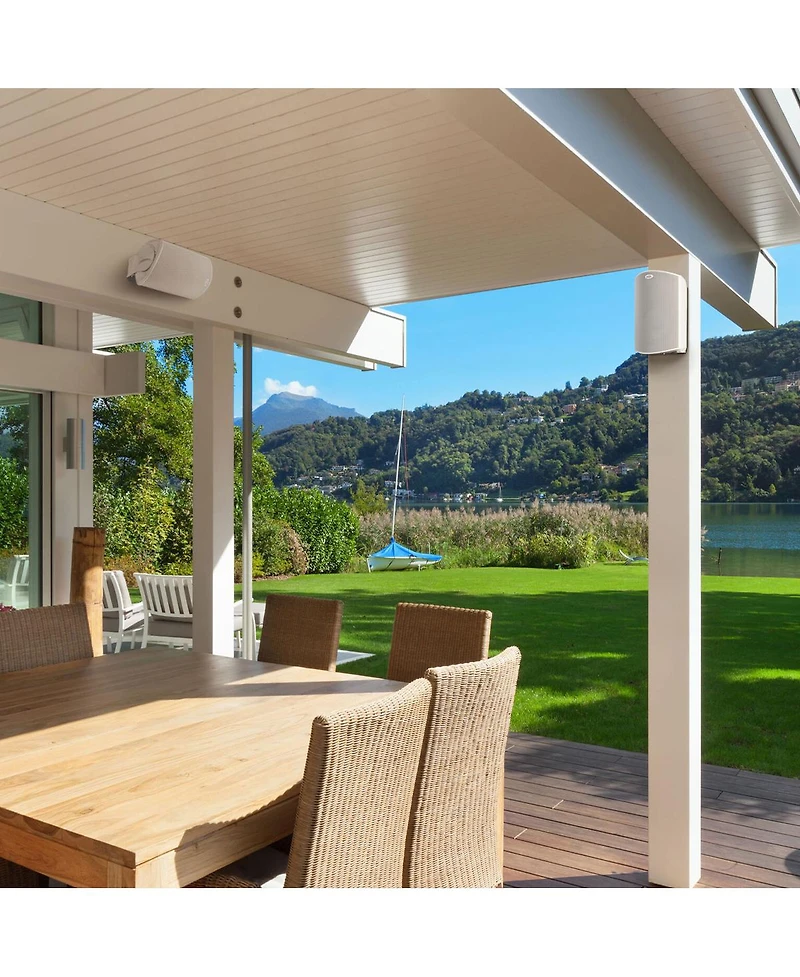 Polk Audio Atrium6 All Weather Outdoor Loudspeakers - 8 Pack (Black)