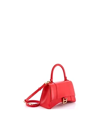Pre-Owned Balenciaga Small Hourglass Top Handle Bag Leather