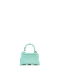 Pre-Owned Balenciaga Xs Hourglass Top Handle Bag Embossed Leather