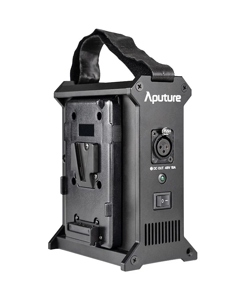 Aputure 2-Bay Battery Power Station for Nova P300c Led Soft Light, V-Mount