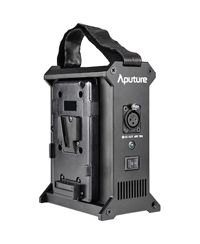 Aputure 2-Bay Battery Power Station for Nova P300c Led Soft Light, V-Mount