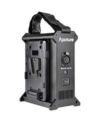 Aputure 2-Bay Battery Power Station for Nova P300c Led Soft Light, V-Mount
