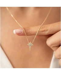 Spero London Northern Star Polaris Sterling Silver Necklace