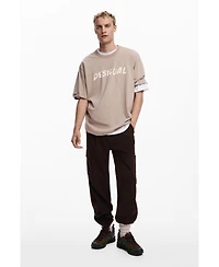 Desigual Men's Long pants with patch