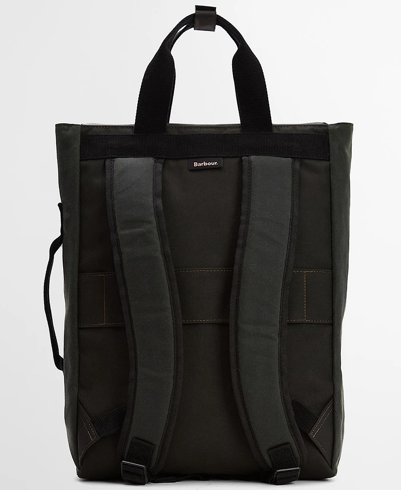 Barbour Men's Field Wax Zipper Large Backpack