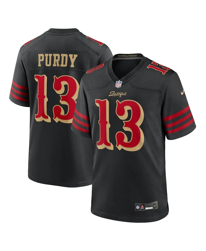 Nike Men's Brock Purdy Black San Francisco 49ers Nfl Rivalry Game Jersey