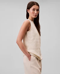 Calvin Klein Women's Crochet Mini Shift Dress