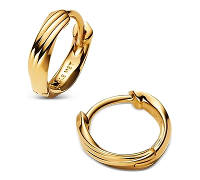 Pandora Twisted Huggie Earrings