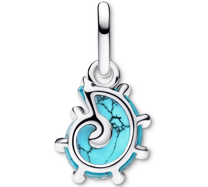 Pandora Blue Murano Glass Sea Snail Dangle Charms