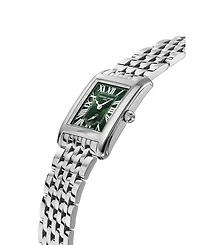 Frederique Constant Women's Carree Silver-Tone Stainless Steel Bracelet Watch, 25.2mm