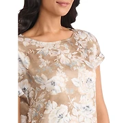 Jones New York Women's Button Detail Top